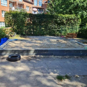 Die Sandkiste der Kita Wittekstraße